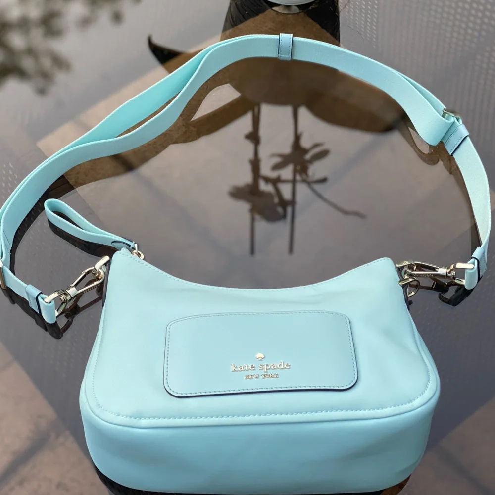 KATE SPADE Chelsea Nylon Crossbody Bag - Blue Glow - Lightly used.